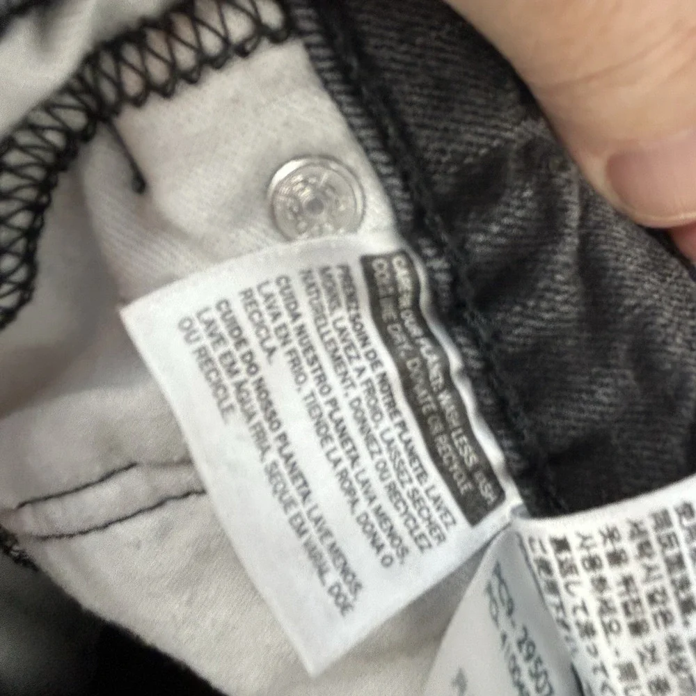Levi's 502 Denim Black Jeans 38X30‎ Mens